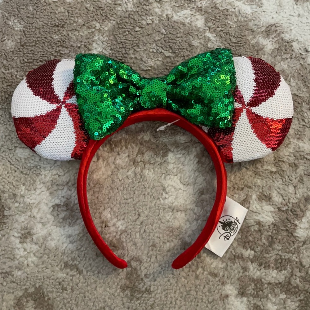 Disney Parks candy cane cutie Minnie ears